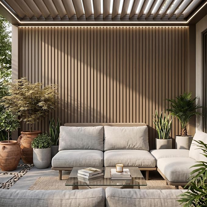 From Plain to Beautiful in Hours WPC Exterior Wall Slat Panels Waterproof - Image 10