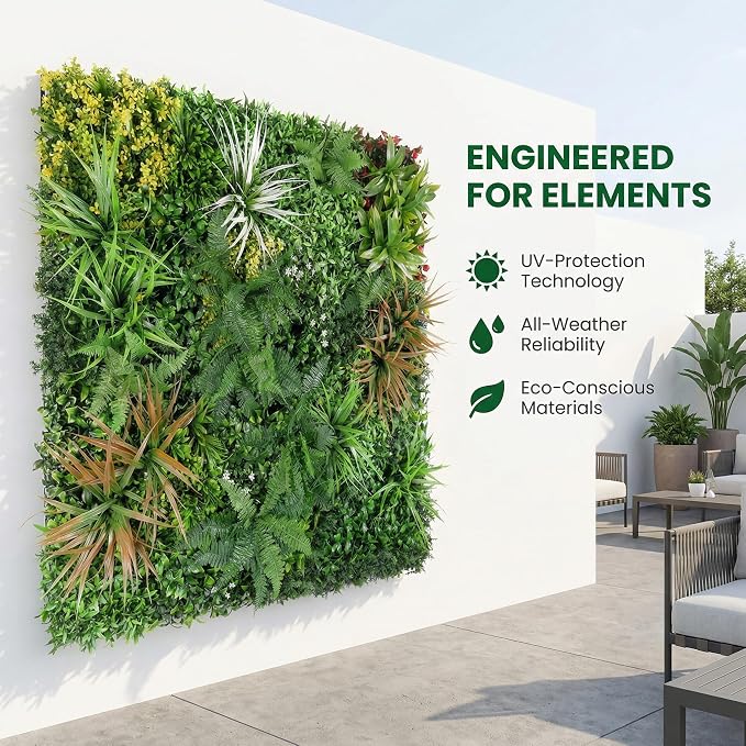 Artificial Grass Wall Panels, Privacy Screen Fence - Image 3