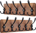 SKOLOO Rustic Wall Mounted Coat Rack: 16" Stud Spacing, Pine Real Wood Plank by SKOLOO