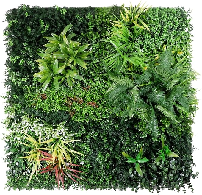 Artificial Plant Wall Panels, Faux Grass Ivy Privacy Screen Fence, Grass Wall by FOSZMAC