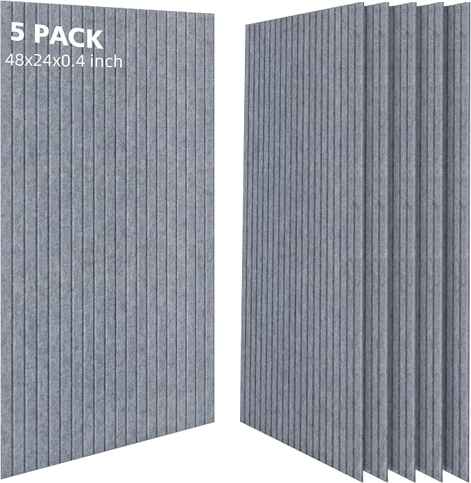 Acoustic Panels, 5 Pack Sound Panels Noise Reducing by AUTORIFIC