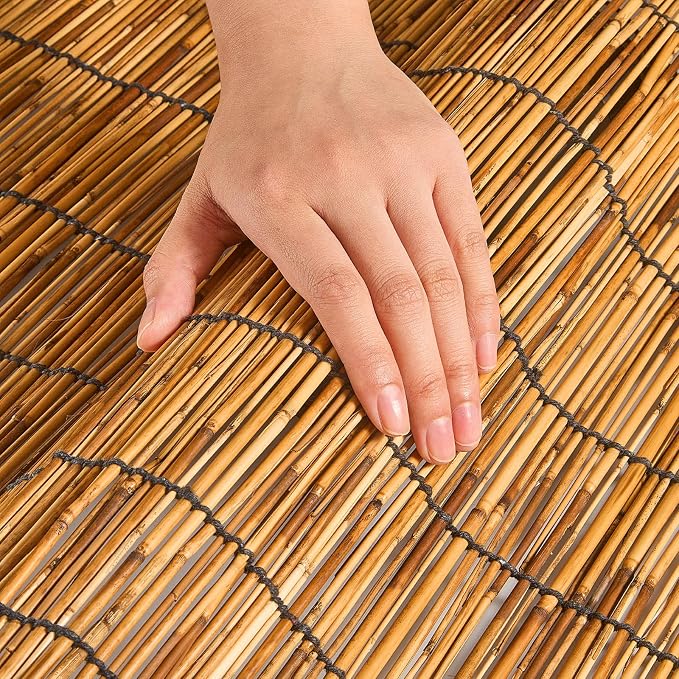 Reed Fencing Rolls, Patio Privacy Screen 5 Feet High, Decorative Bamboo Fence - Image 7