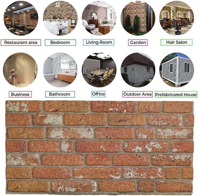 IZODEKOR 3D Wall Panels Brick Effect - Image 2