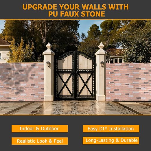 ROOMTEC 6-Pack Faux Brick Wall Covering Panels - Image 8