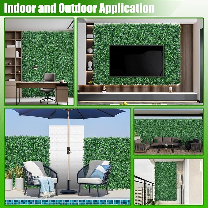 EverNture 48"x120" Grass Wall Panels, Artificial Grass Backdrop, Fake Greenery - Image 6