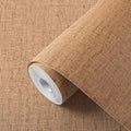 Beige Wallpaper Peel and Stick 472" Textured Beige Grasscloth Contact Paper by Akywall