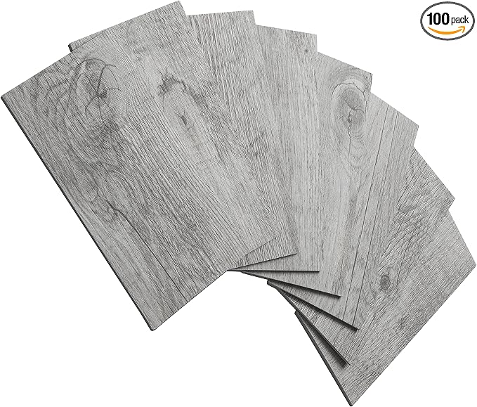 AULIGET 100 Piece Peel and Stick Backsplash PVC Tile, 3 Inch x 6 Inch Dover by AULIGET