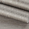 FunStick Taupe Grasscloth Peel and Stick Wallpaper Textured Grass Cloth by FunStick