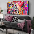Graffiti Canvas Wall Art For Living Room Large Colorful Wall Art For Office by SIXTTARTCANVASWALLART