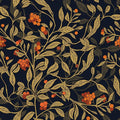 Extra Long Dark Floral Peel and Stick Wallpaper by VOLEAARWALLPAPER
