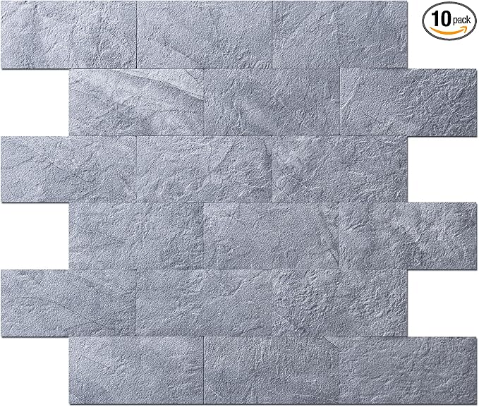 Art3d 10-Pack Peel and Stick Backsplash Tile by Art3d