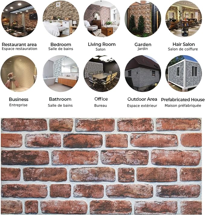Dundee Deco 3D Wall Panels Faux Brick - Image 5