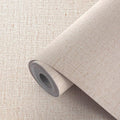 Beige Textured Contact Paper Grasscloth Wallpaper Peel and Stick Linen Self by Akywall
