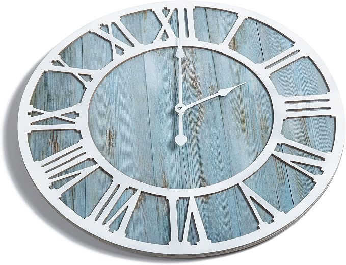 1st owned Wall Clocks for Living Room Decor, Round Silent Non Ticking, Modern - Image 6