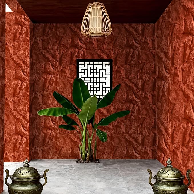 3D Faux Stone Wall Panels, Lightweight & Waterproof Accent Marble Rock Skin - Image 6