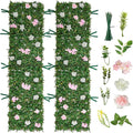 VEVOR Artificial Luxury‌ Flower Wall Backdrop, Each Panel 2 x 8 ft, Gorgeous 3D by VEVOR