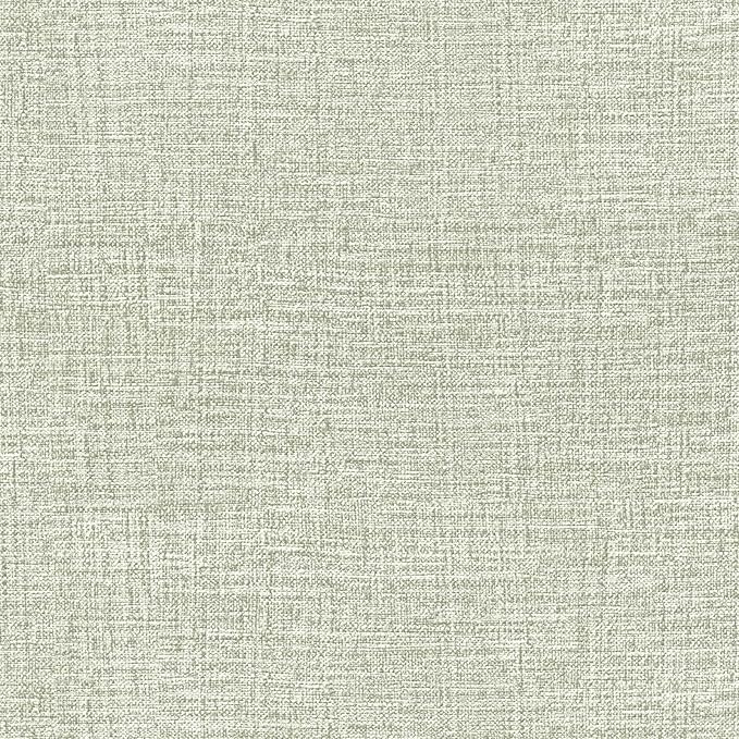 Amiya Grasscloth Wallpaper 17.3"x80" Sage Green Peel and Stick Faux Fabric by AMIYApeelandstickwallpaper