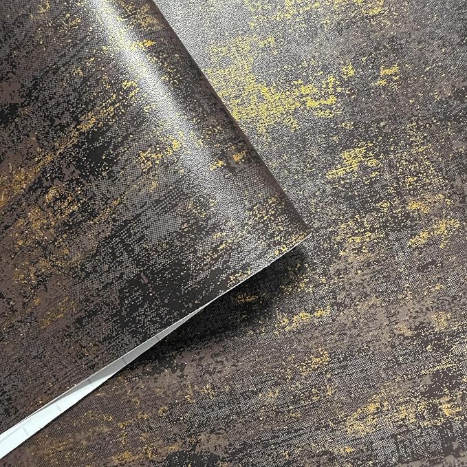 JiffDiff Vintage Metallic Peel and Stick Wallpaper Industrial Metallic Concrete - Image 8