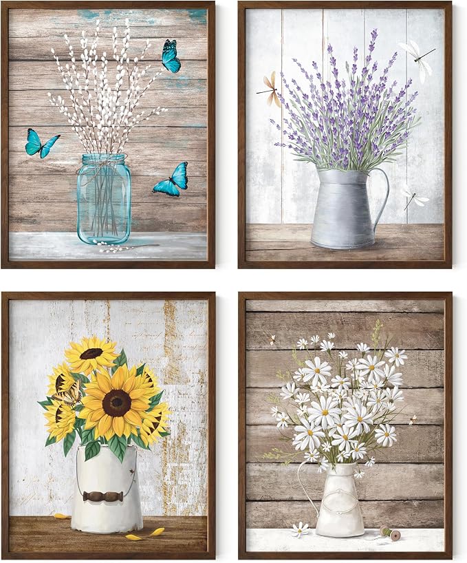 HAUS AND HUES Flower Wall Decor by HausandHuesArtPrints