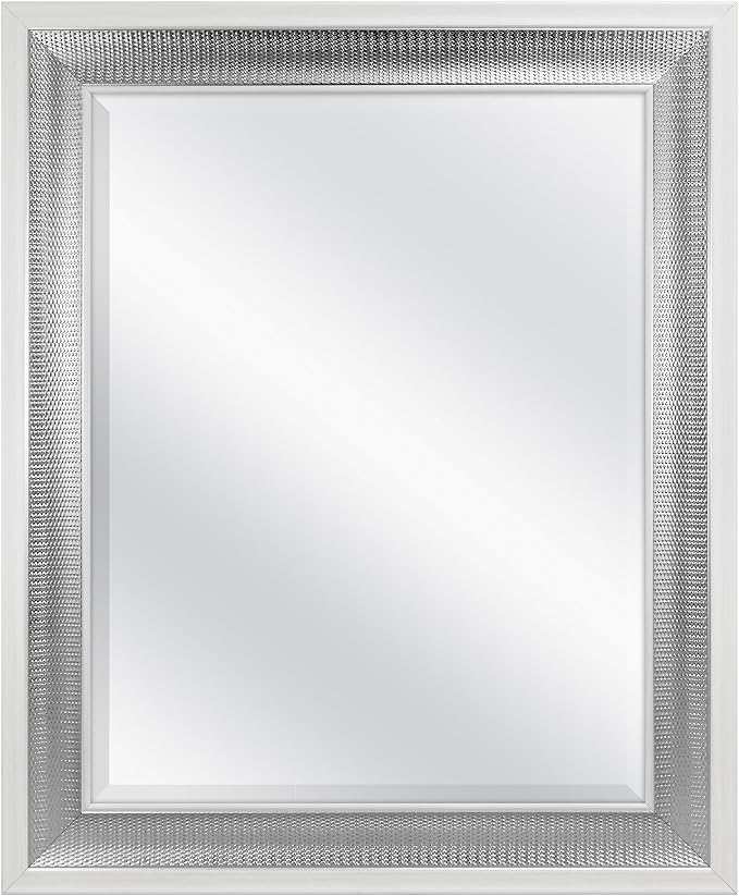 MCS 28.5x34.5 Large Wall Mirror, Vertical & Horizontal Wall Hanging Mirror by MCSIndustriesInc