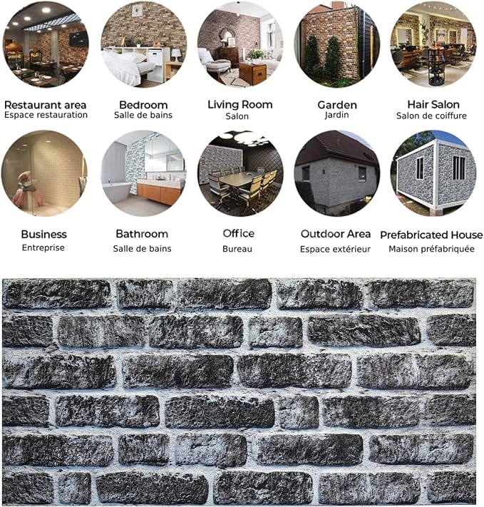 Dundee Deco 3D Wall Panels Faux Brick - Image 6