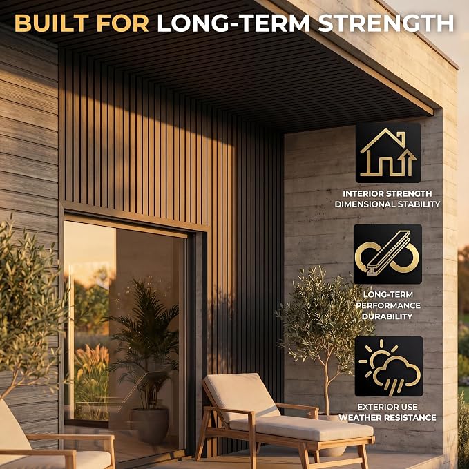 From Plain to Beautiful in Hours WPC Exterior Wall Slat Panels Waterproof - Image 5