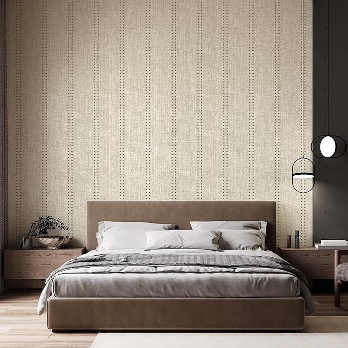 Ansehan Hand-Crafted Wallcovering HA4003 Droplets Stripe 36" W x8 Yard L - Image 4