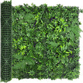 Artificial Green Boxwood Grass Wall Roll: 48"x120"（40SQFT） UV Protected Ivy by DOPGIB