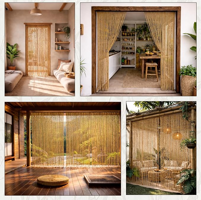 Vietbud Décor Natural Beaded Curtains - Image 6