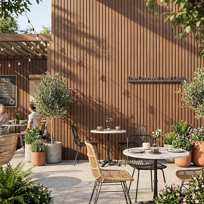 From Plain to Beautiful in Hours WPC Exterior Wall Slat Panels Waterproof - Image 16