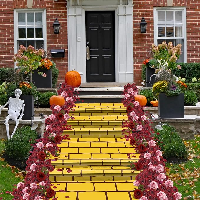 Kochorie 100 Ft x 54 Inch Yellow Brick Road Tablecloth Roll - Image 6