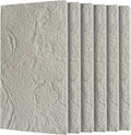 3D Faux Stone Wall Panels, Lightweight & Waterproof Accent Marble Stone Skin by Gahowlen