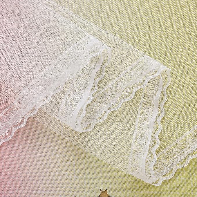XiDi Pink & Rainbow Curtains for Kids & Girl Room - Image 6