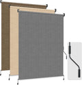 HOMEDEMO Outdoor Roller Shades for Patio, Sun Roller Shade Cloth Roll Blinds by HOMEDEMO