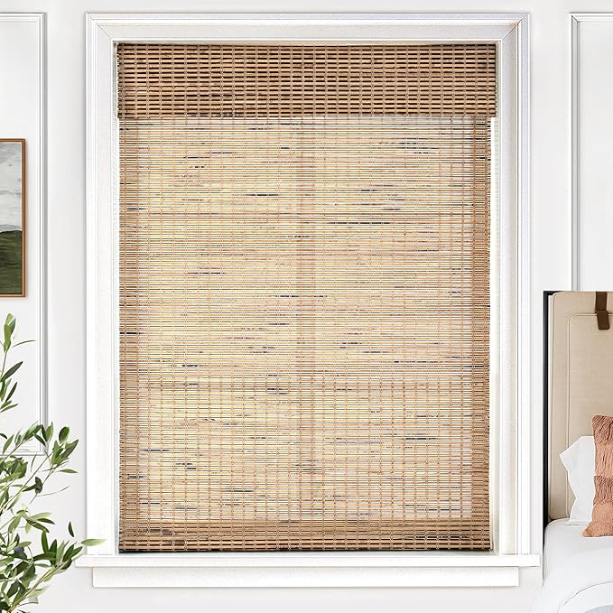 UNISHADES Cordless Bamboo Roman Shades by UNISHADES