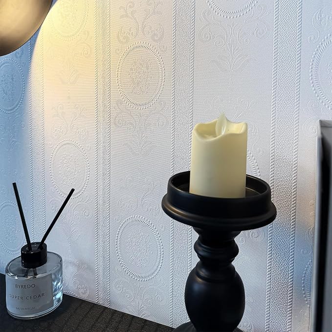 JiffDiff Wallpaper Peel and Stick Textured, 3D Embossed Wall Paper Stick on - Image 6