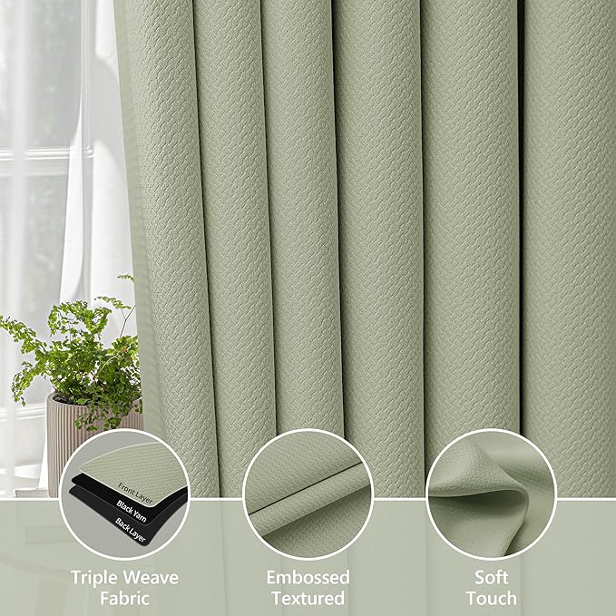 FMFUNCTEX 100% Blackout Curtains - Image 5