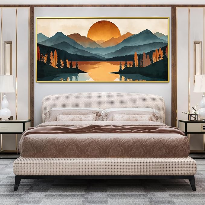 Colorful Mountain Boho Wall Art - Image 6