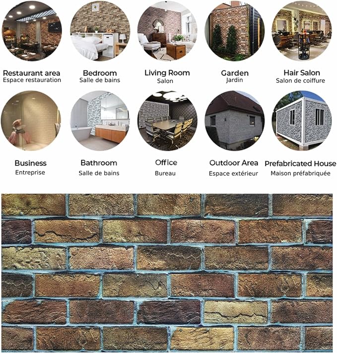 Dundee Deco 3D Wall Panels Faux Brick - Image 5