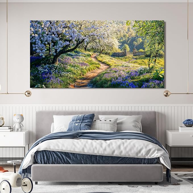 Large Canvas Wall Art Decor Large Modern Green Wall Art - Image 2