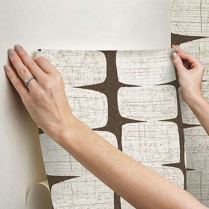 RoomMates RMK12349PL Mid-Century Beads Peel and Stick Wallpaper - Image 4