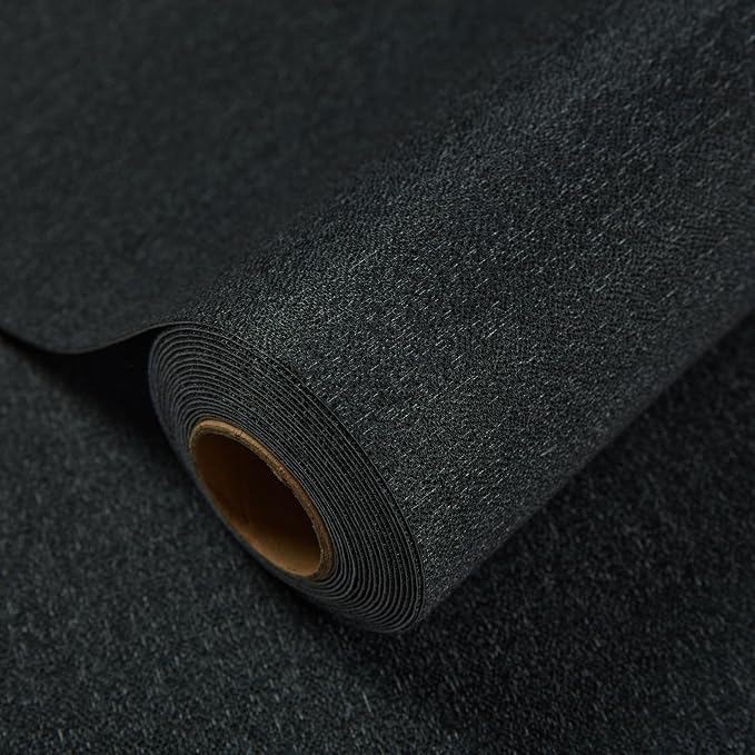 Fabric Grasscloth Texture Self-Adhesive Wallpaper Linen Peel and Stick by Unknown