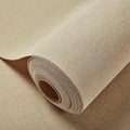 Fabric Grasscloth Texture Self-Adhesive Wallpaper Linen Peel and Stick by Unknown