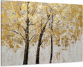 Yihui Arts Tree Painting with Gold Foil by YihuiArts