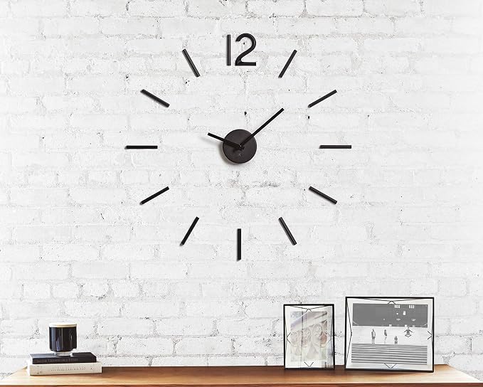 Umbra Blink Modern DIY 3D Wall Clock, Frameless Large Decorative Wall Clock - Image 9
