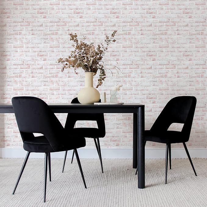 Tempaper White-Washed Brick Removable Peel and Stick Wallpaper, 20.5 in X 16.5 - Image 3