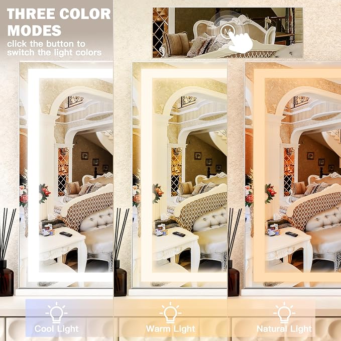 ROLOVE 39" x 28" Extra Large Vanity Mirror - Image 4