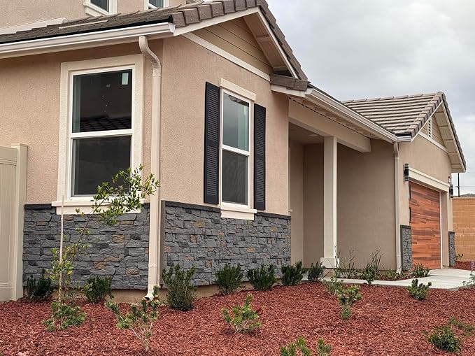 Faux Stone Wall Panels 2-Pack PU Stone Veneer Siding, Mortarless 46.25x12.88 - Image 7