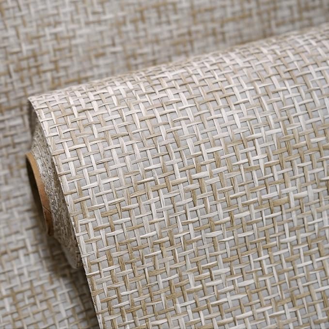 Ansehan Wallcovering W010103 Cosmo Collection 36" W x 8 Yard L, Natural Paper by Ansehan