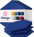 Acoustic Panels 12-Pack Soundproof Wall Panels 12"X10.4"X0.4" Sound Panels High by EkkogoAcousticPanels